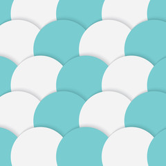 white and mint background- vector illustration