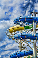 Colorful Water Slides