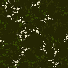 Fototapeta premium Forest camouflage of various shades of green and white colors