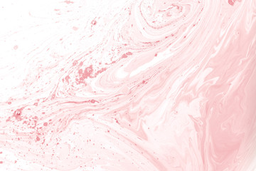 Pink Liquid marble abstract surfaces Design.