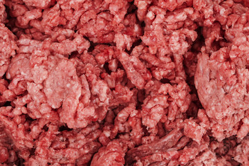 Raw minced meat background texture