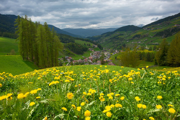 Beautiful mountains of the Dolomites
