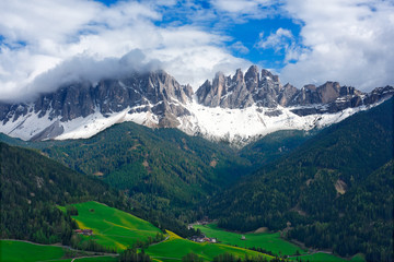 Beautiful mountains of the Dolomites
