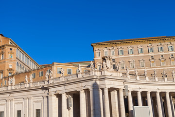 Fototapeta na wymiar Vatican building facade