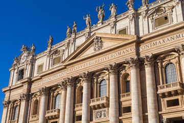 Fototapeta na wymiar Vatican building facade