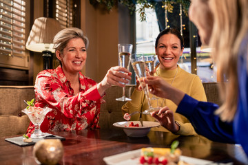 Friends Celebrating Together