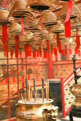 Man Mo Temple in Hong Kong, at 2010