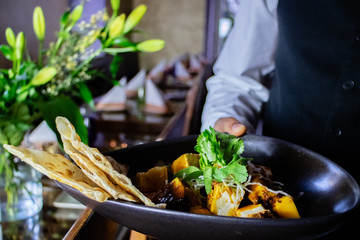 Restaurant, Kellner, Essen