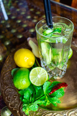 Mojito Cocktail, Limone, Zitrone