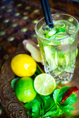 Mojito Cocktail, Limone, Zitrone