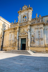 Fototapeta premium Lecce Cathedral - Lecce, Apulia, Italy