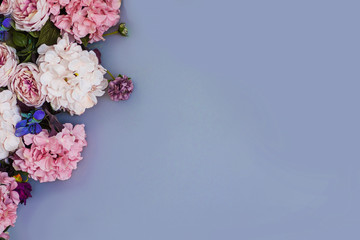 bouquet of flowers on a background