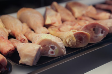 chicken drumstick meat raw