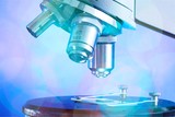 Laboratory Microscope. Scientific and science research background