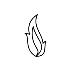 fire, flame icon. Element of Fire for mobile concept and web apps icon. Thin line icon for website design and development, app development