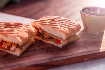 Sandwiches as an outdoor snack