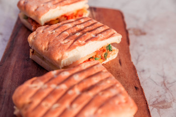Sandwiches as an outdoor snack