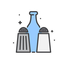 Kitchenware line icon on white background for graphic and web design, Modern simple vector sign. Internet concept. Trendy symbol for website design web button or mobile app