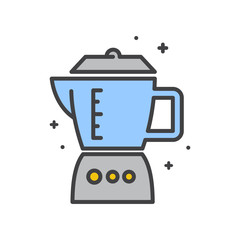 Blender line icon on white background for graphic and web design, Modern simple vector sign. Internet concept. Trendy symbol for website design web button or mobile app