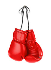 Hanging boxing gloves - 249142076