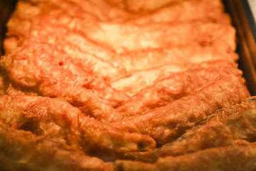 Deep fried hake fish food deli