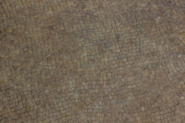 old and dirty paved floor surface background 