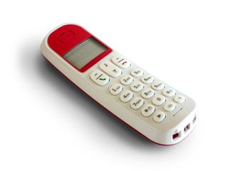 Dect phone isolated on white