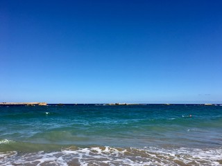 sea and blue sky