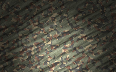 Fototapeta premium camouflage textile cotton with spot light effect