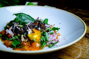 Ei Salat, Spiegelei, Restaurant