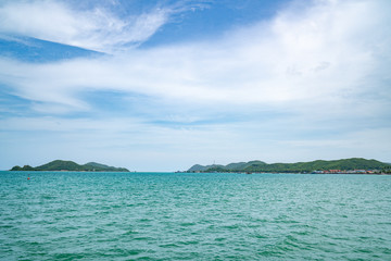 Fototapeta premium Sattahip sea and ocean, Chonburi province, Thailand