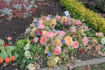 Schöner bunter Kranz