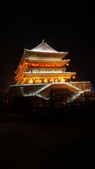 Drum Tower in China xian downtown