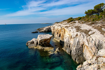 Kamenjak Peninsula is a National park in Croatia is the most beautiful part of Adriatic coast famous for its coastal scenery