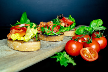 Bruschetta mit Tomaten