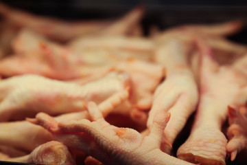 fresh raw chicken legs