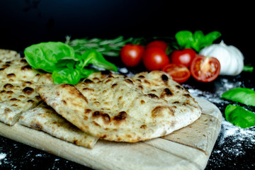 Knoblauch Brot, Pizza Vorspeise Restaurant