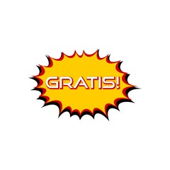 Gratis icon, Gratis sign