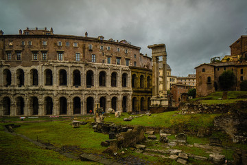 Obraz na płótnie Canvas Teatro Marcello History City Rome Empire