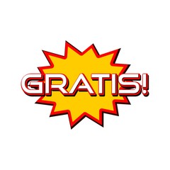 Gratis icon, Gratis sign