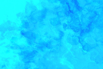 Abstract Digital watercolor. Modern and contemporary artwork. blue abstract background