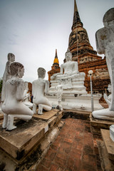 Wat Yai Chai Mongkhon Temple in Ayutthaya, Thailand