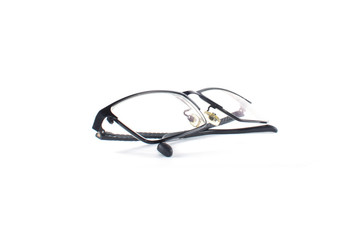 glasses isolated on white background