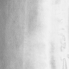 Silver with gray ink and watercolor textures on white paper background. Paint leaks and ombre effects. Hand painted abstract image.