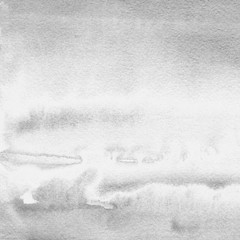 Obraz premium Silver with gray ink and watercolor textures on white paper background. Paint leaks and ombre effects. Hand painted abstract image.