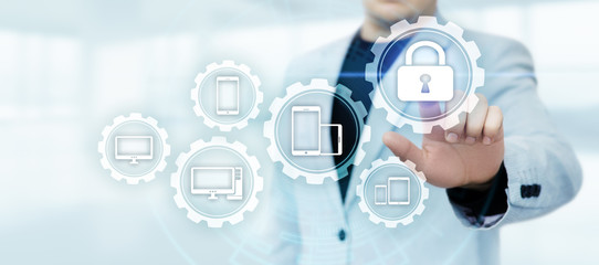 Data protection Cyber Security Privacy Business Internet Technology Concept