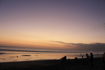 beach sunset