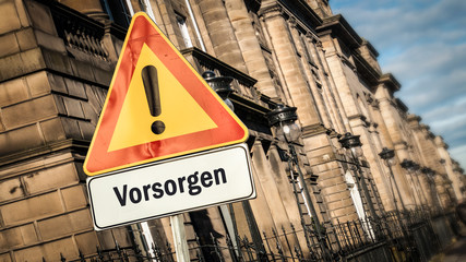 Schild 385 - Vorsorgen