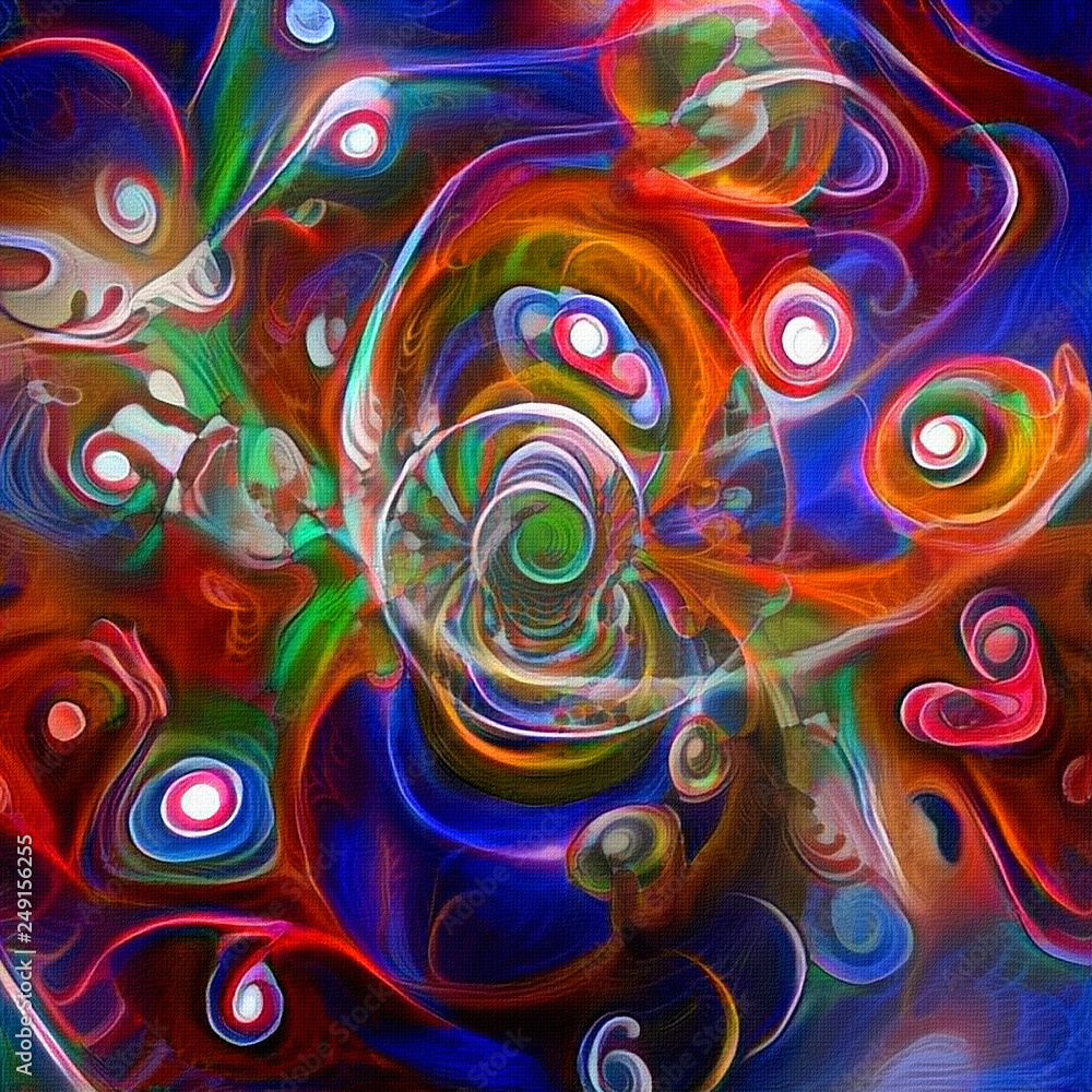 Canvas Prints Vortex of colors