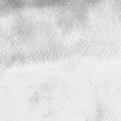 Silver with gray ink and watercolor textures on white paper background. Paint leaks and ombre effects. Hand painted abstract image.